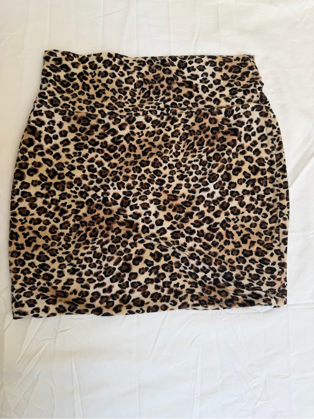 Ambiance Leopard Print Mini Skirt - Brown and Black